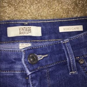 America vintage blue jeans